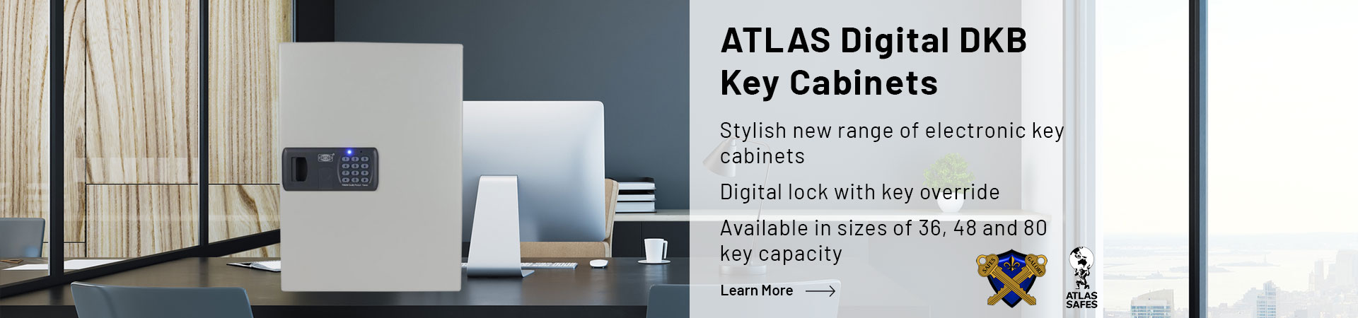 Learn more about the Atlas Digital DKB Key Cabinets
Stylish new range of electronic key cabinets